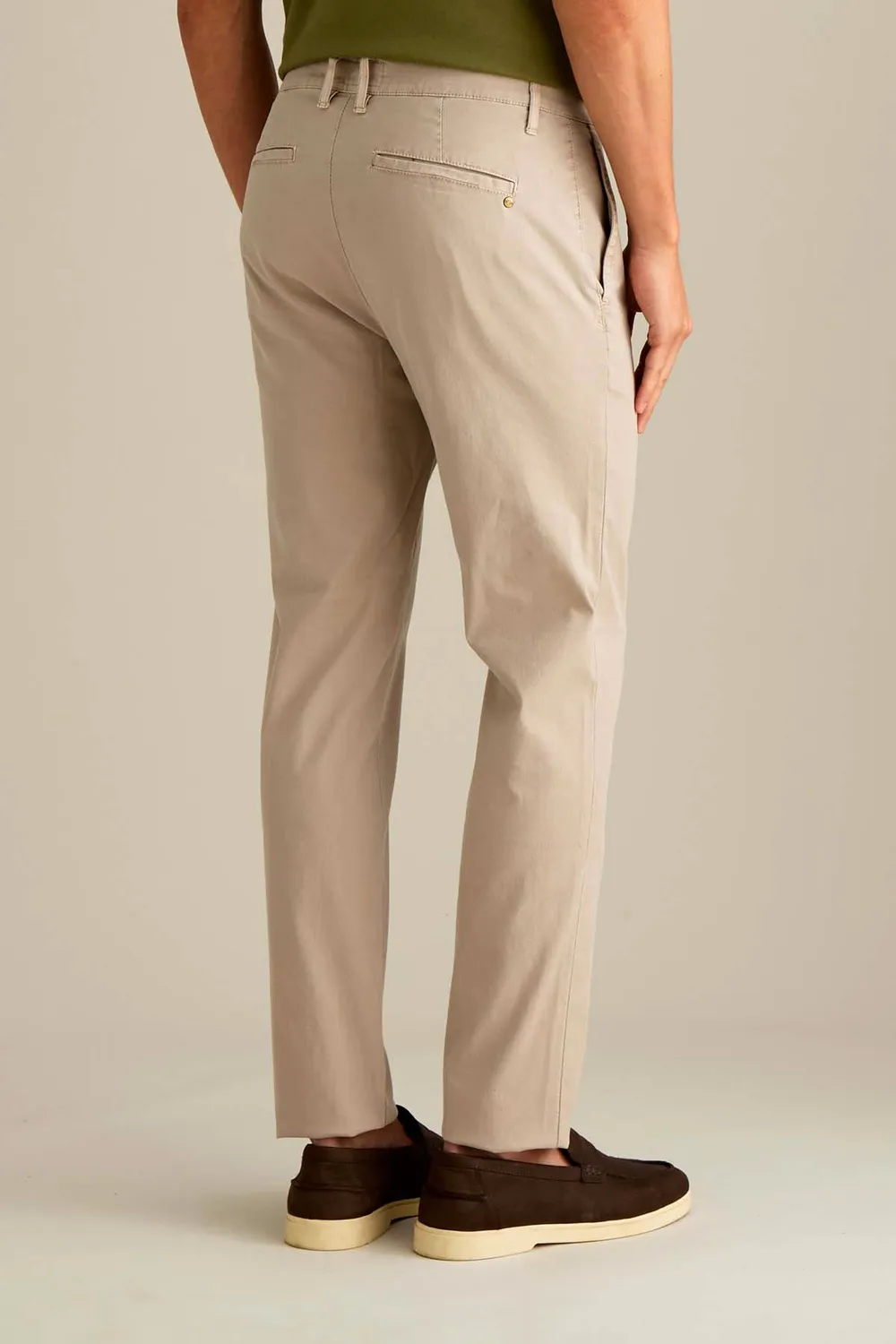 Jeckerson Jack slim fit chino beige cement katoen