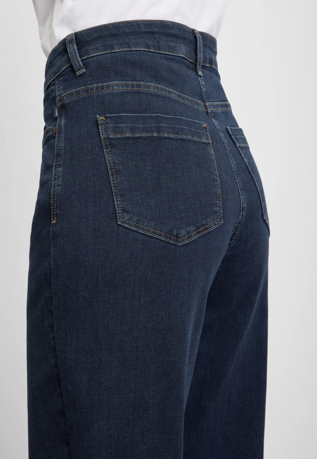 Laurie Carol Loose ML jeans donkerblauw stretch