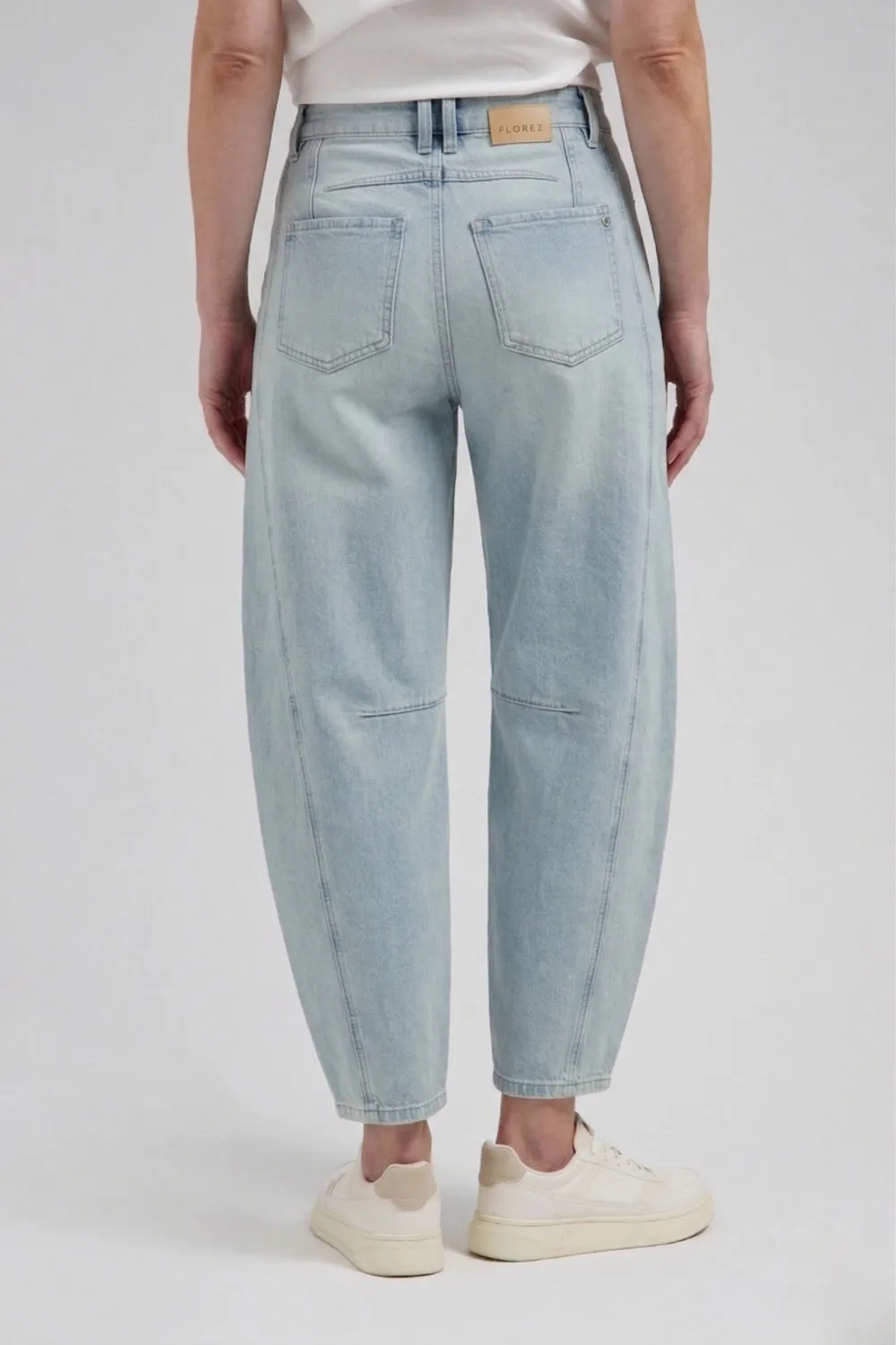 Florez Simmy Barrel jeans Crystal blue lichte wassing