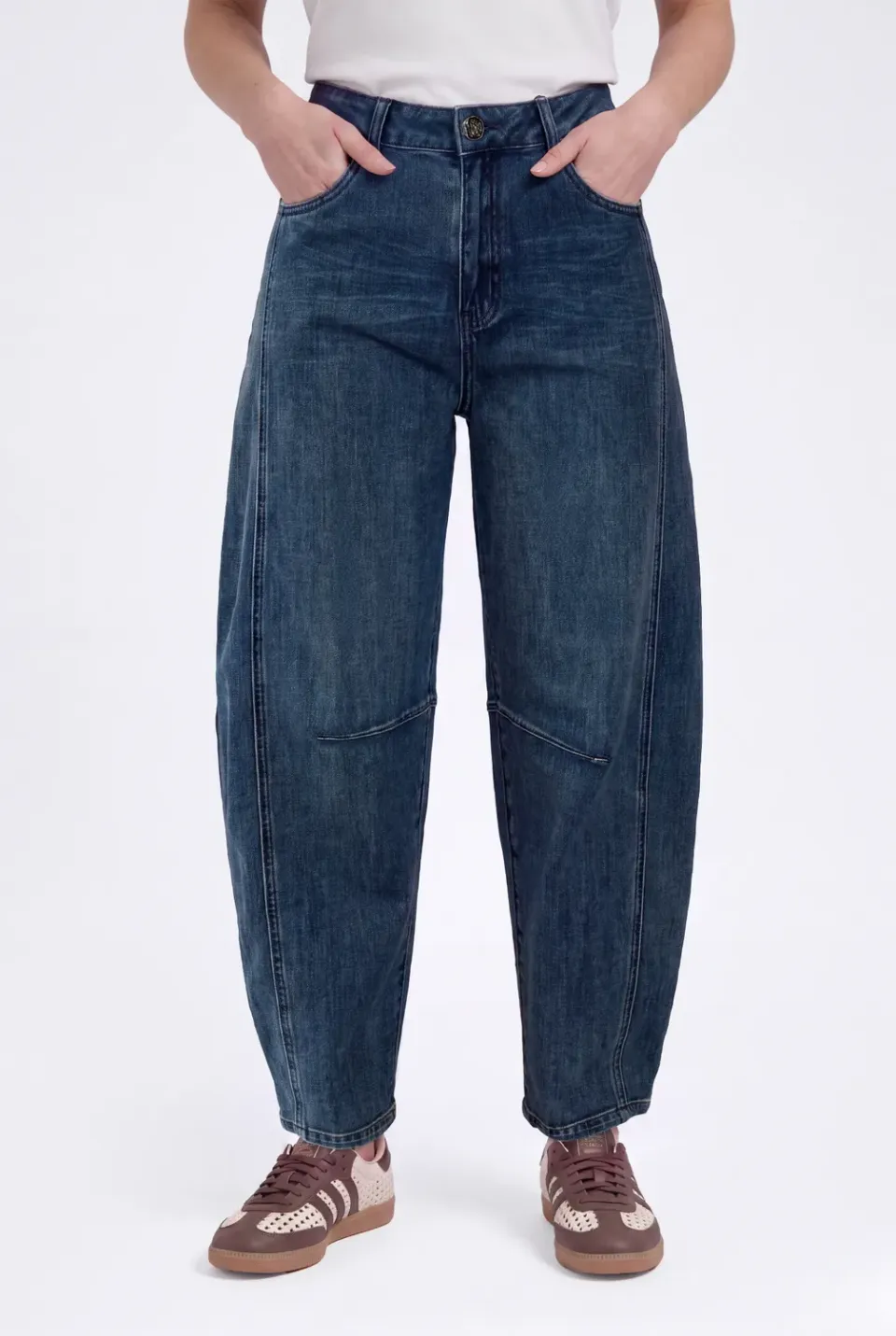 Florez Simmy barrel jeans River Blue ballonpijp