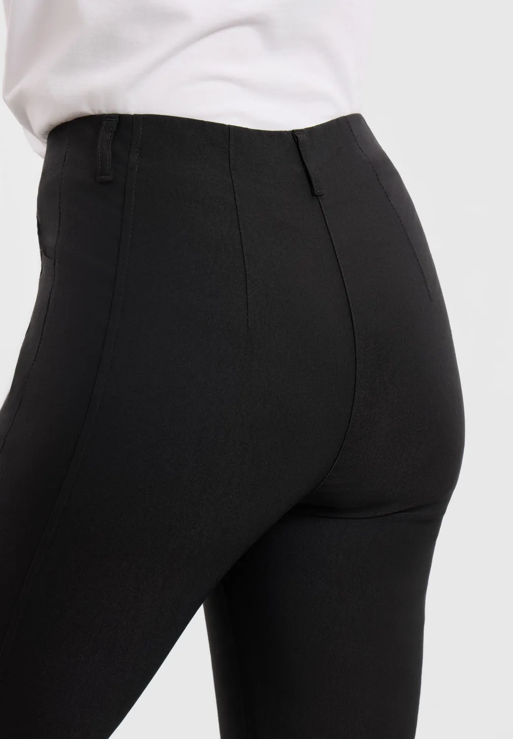 Laurie Rose Regular CL broek zwart cropped bengalin