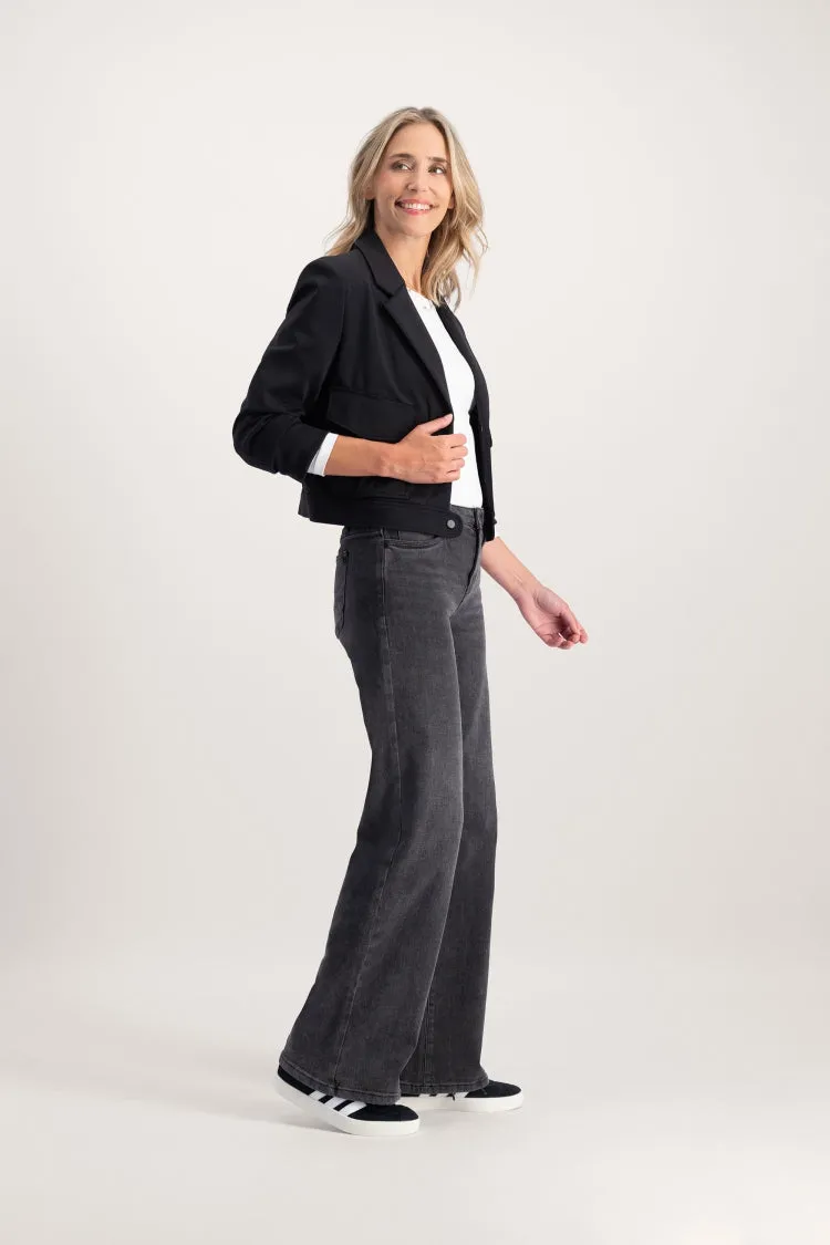 Florez Sophie Straight jeans Grey Wassing straight