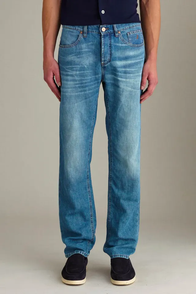 Jeckerson Jasper jeans vintage blauw regular fit