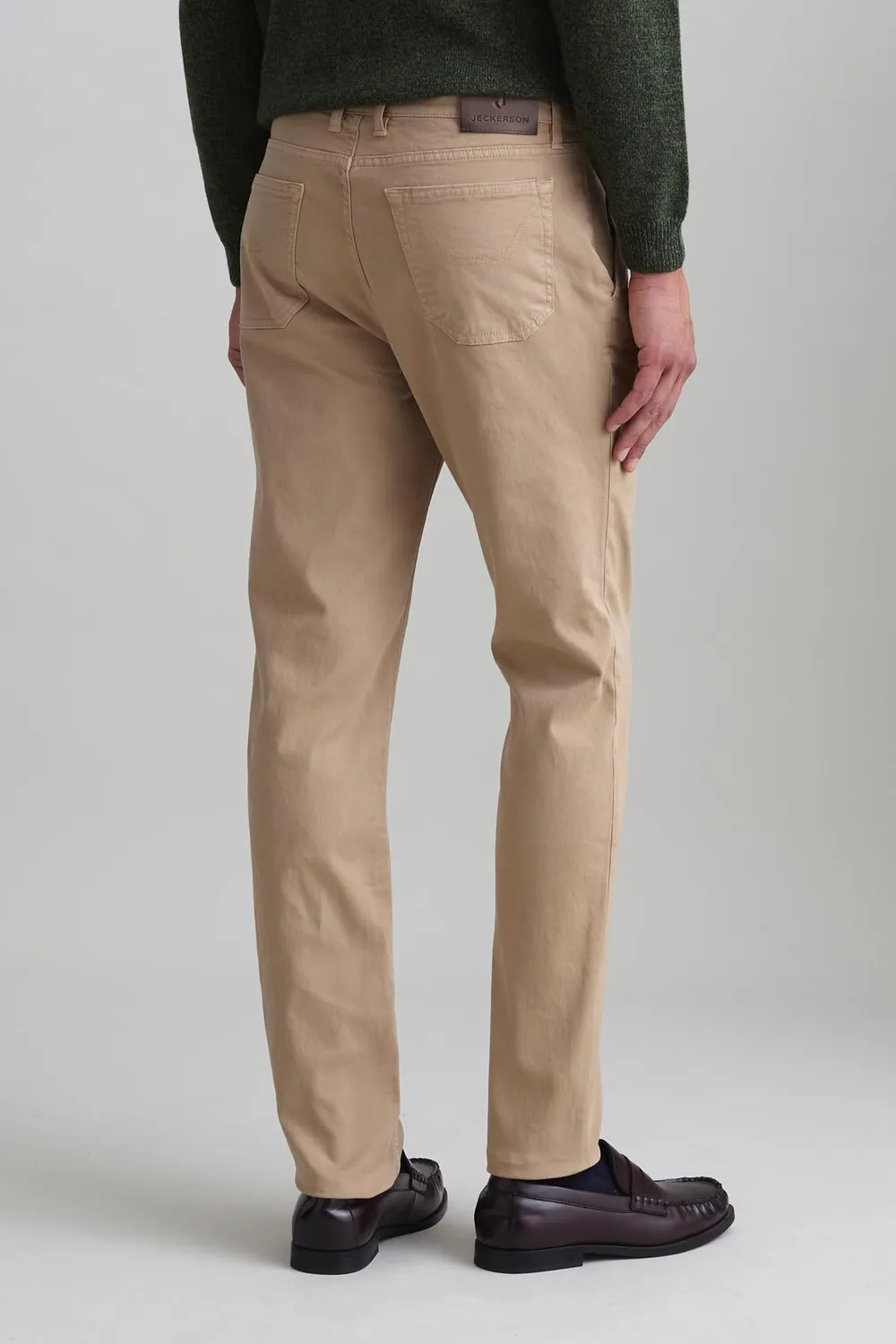 Jeckerson Julius chino beige sabbia slim fit gabardine