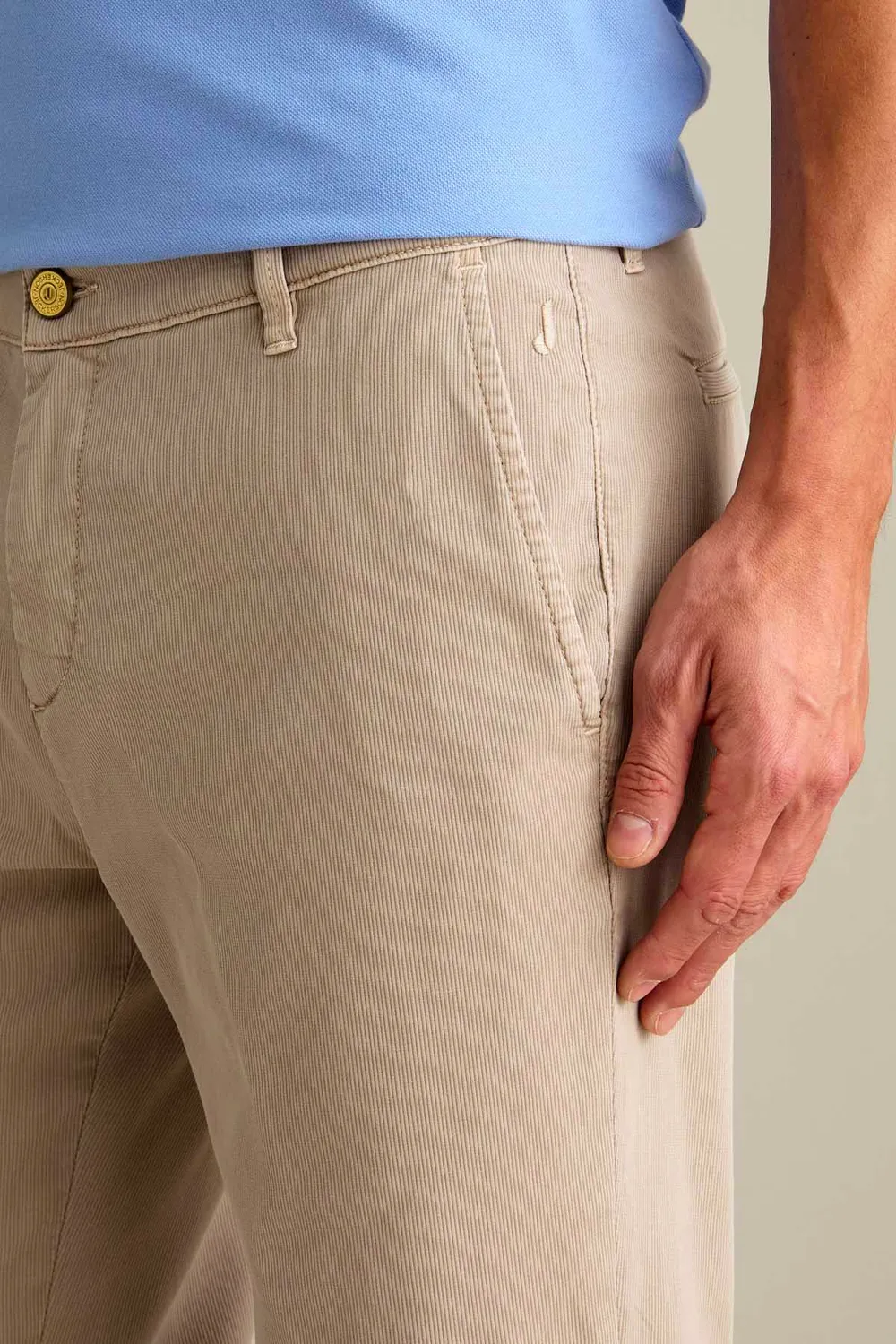 Jeckerson Jack slim fit chino beige cement