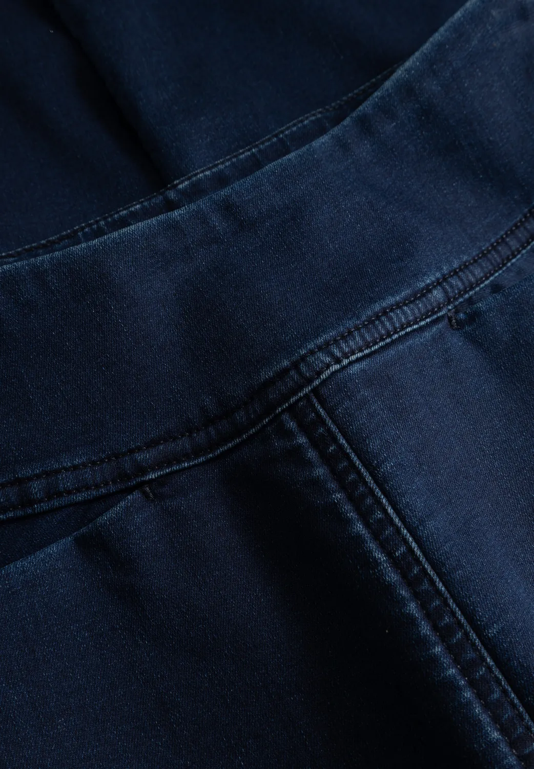 Laurie Thea Straight SL jeans Dark Blue Denim kort