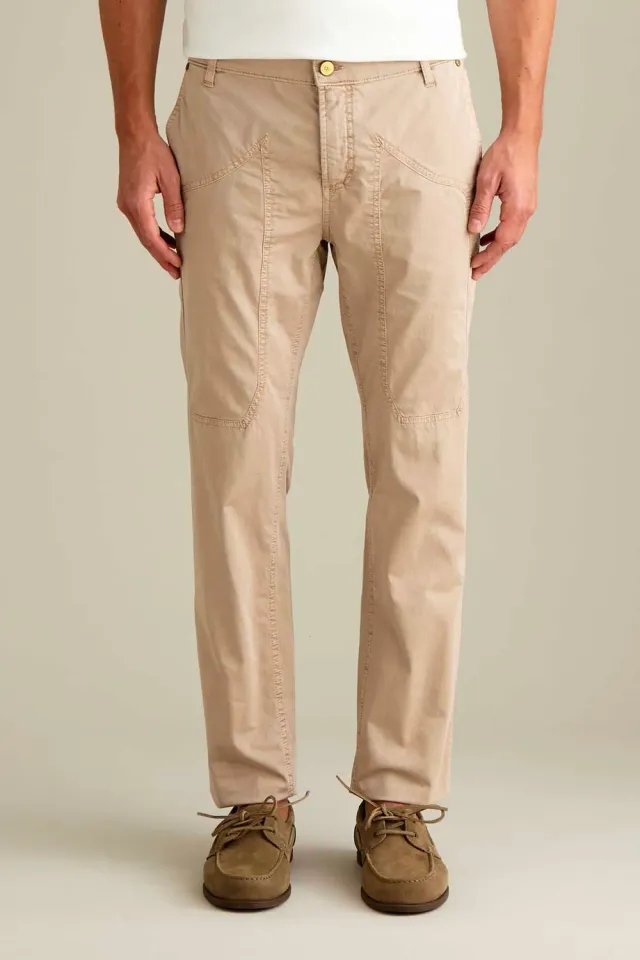 Jeckerson Jevon chino slim fit beige katoen