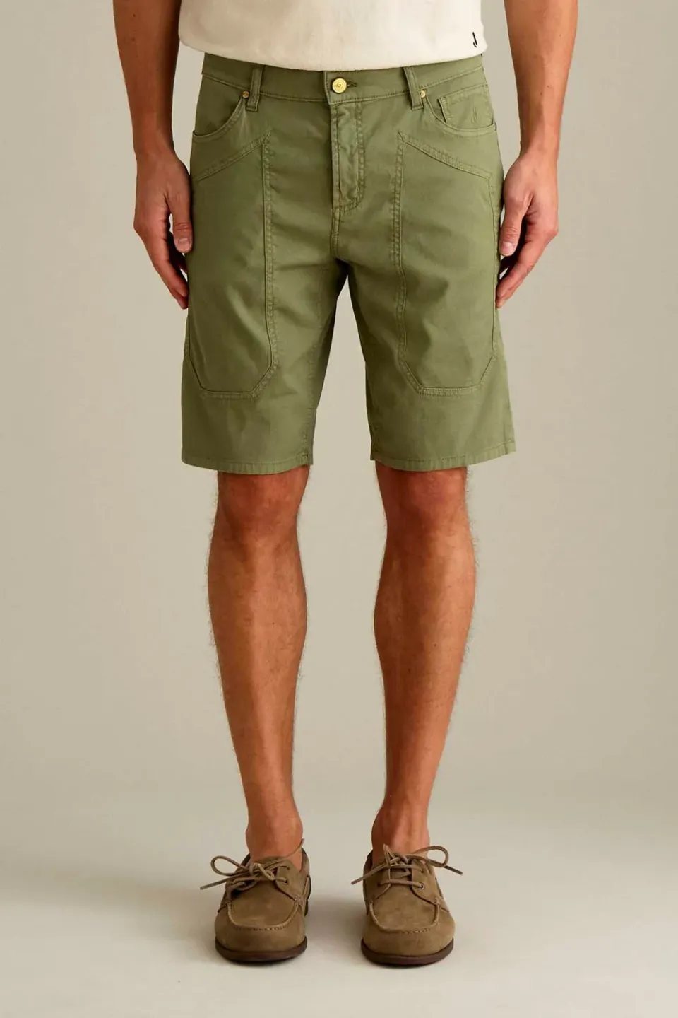Jeckerson Jayden slim fit bermuda donker saliegroen