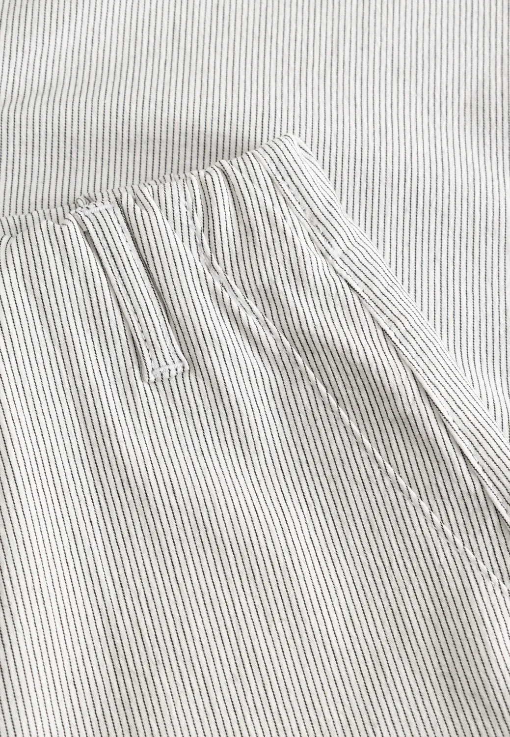 Laurie Simone rok 62 cm White pinstripe stretch