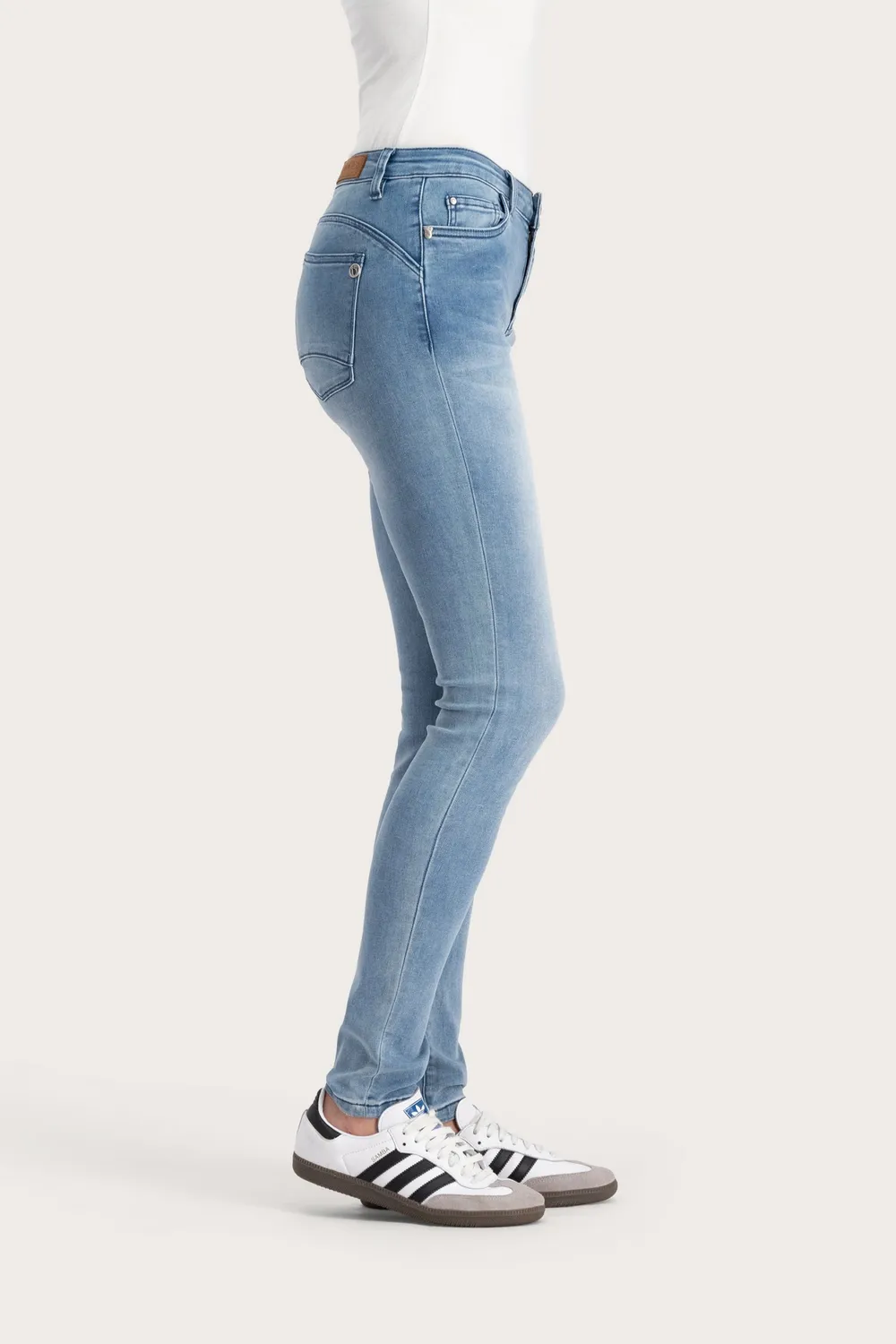 Florez Charmeur Slim Fit jeans Light Blue stretch