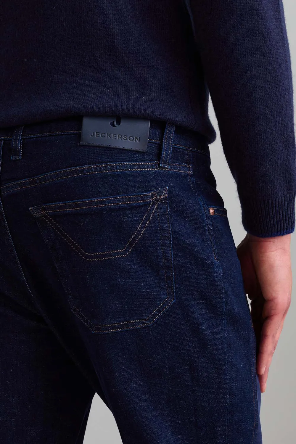 Jeckerson James skinny fit jeans donkerblauw