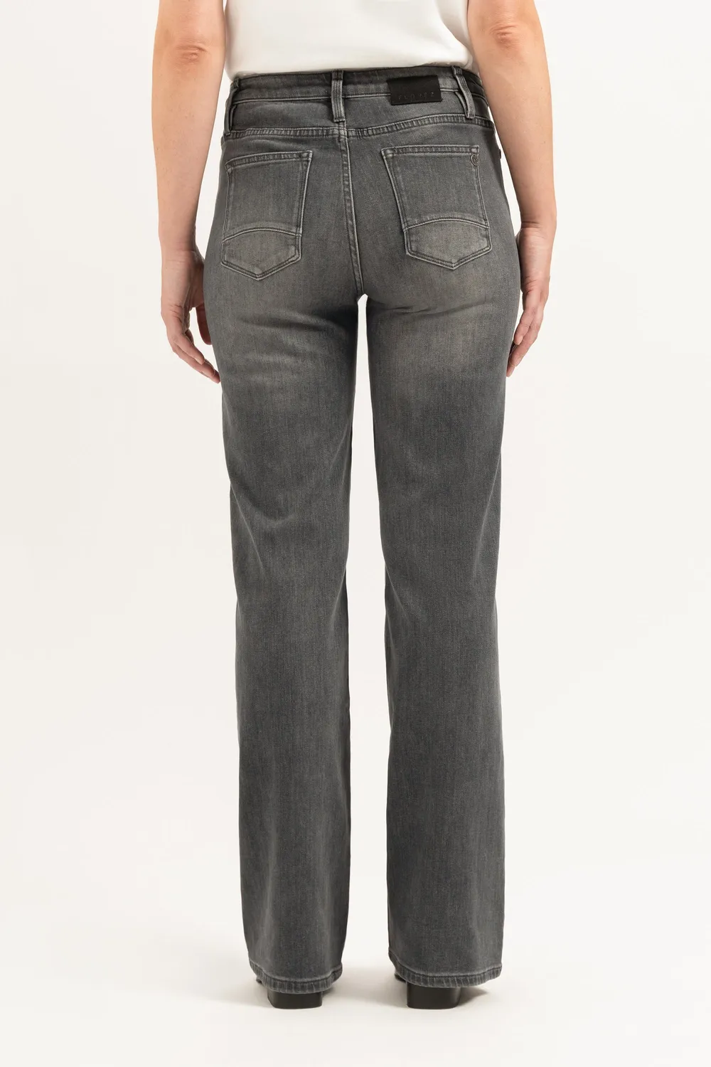 Florez Sophie straight jeans irish grey dames