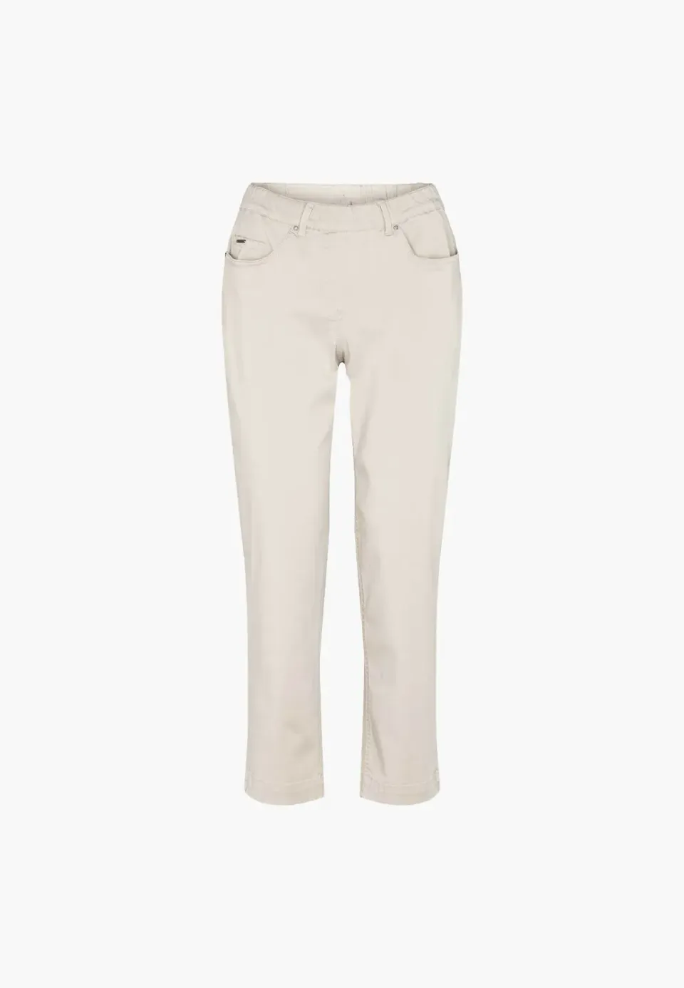 Laurie Hannah Regular 28362 broek Grey Sand cropped