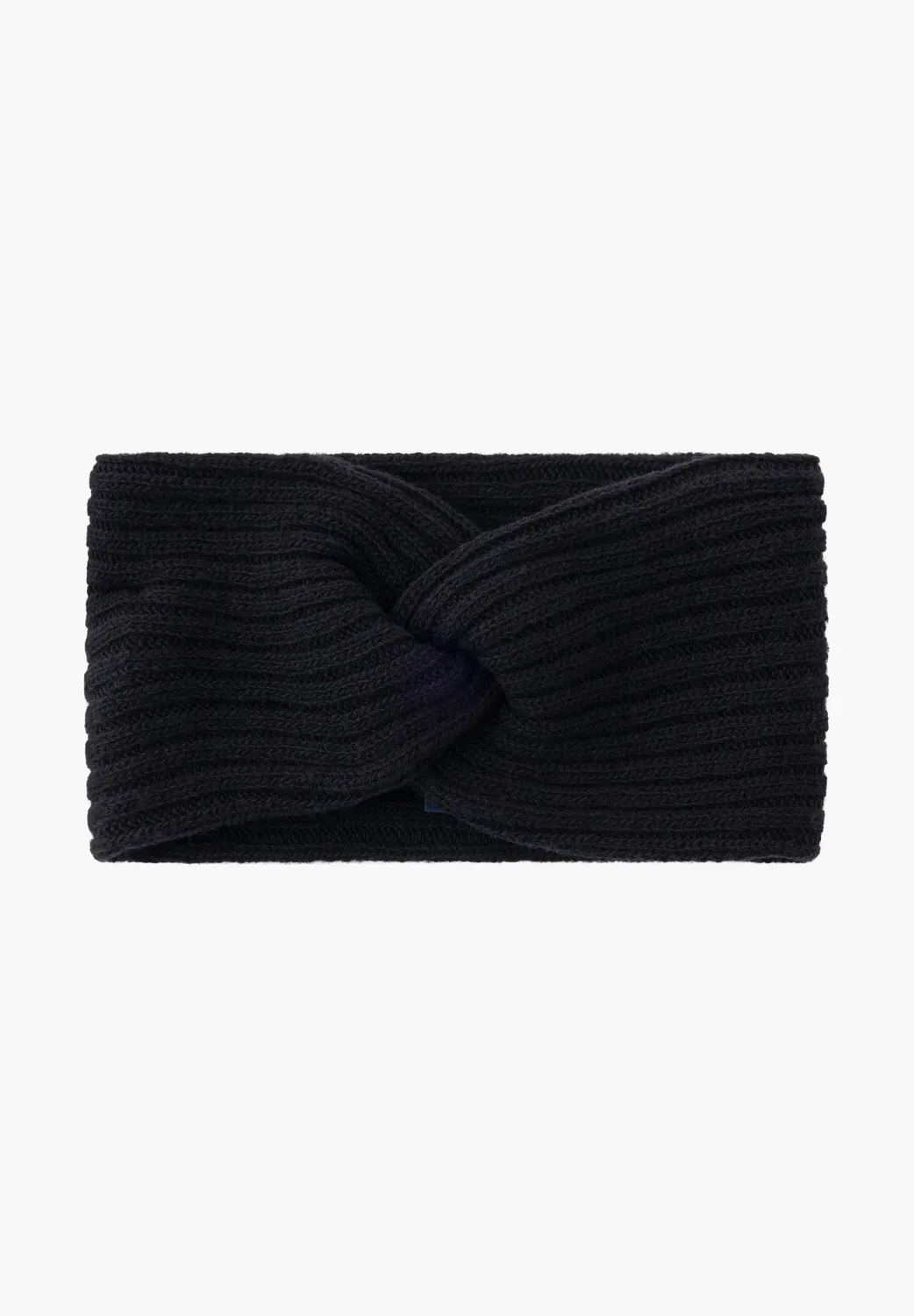 Laurie hoofdband haarband Black wol one size