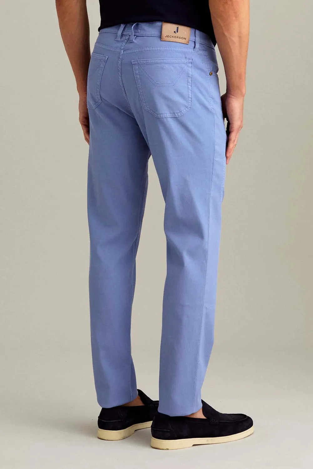 Jeckerson John Slim Fit Broek Lichtblauw Katoen