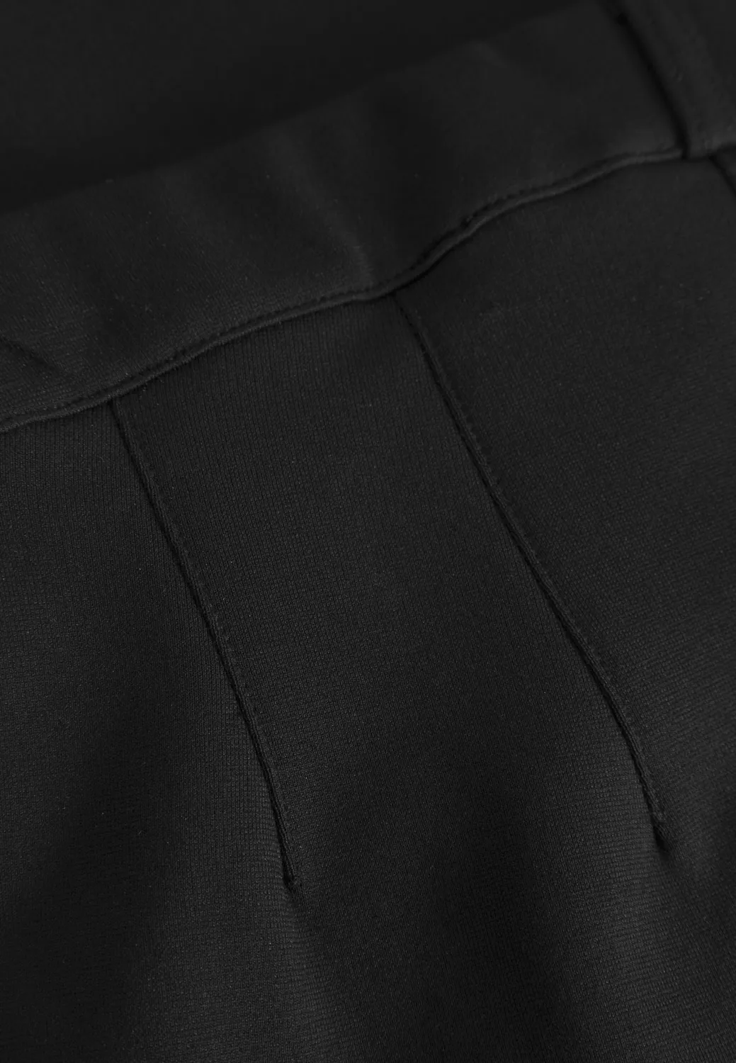 Laurie Ruby Straight SL broek zwart geborsteld