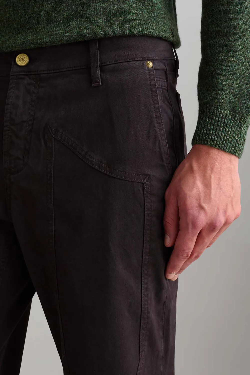 Jeckerson Jevon chino bruin katoen slim fit