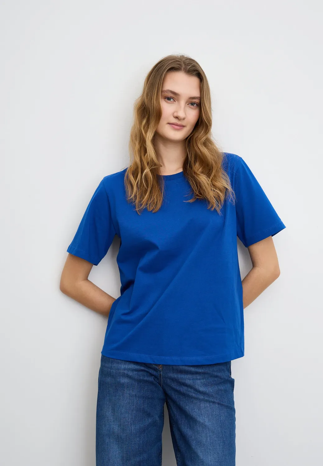 Laurie Augusta T-Shirt True Blue katoen