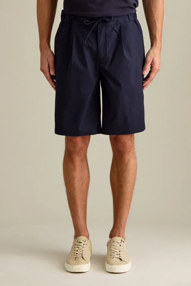 Jeckerson J18 jogger bermuda donkerblauw polyester