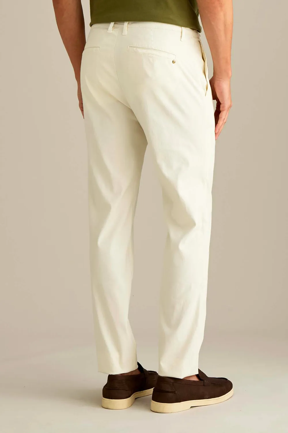 Jeckerson Jack slim fit chino sneeuwwit katoen