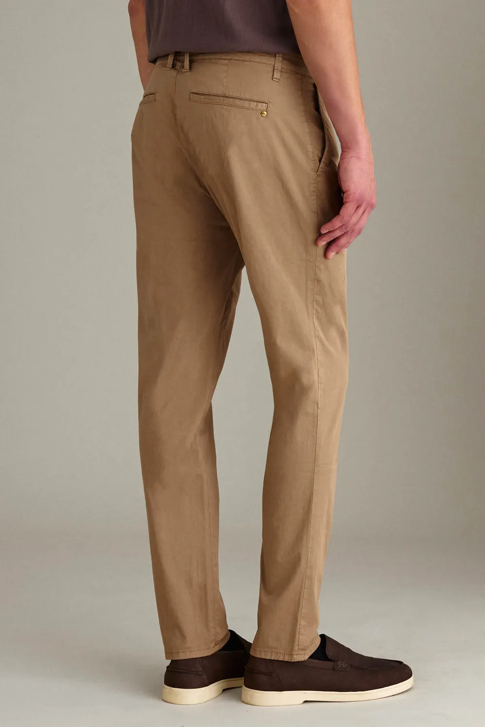 Jeckerson Jack slim chino beige gabardine stretch
