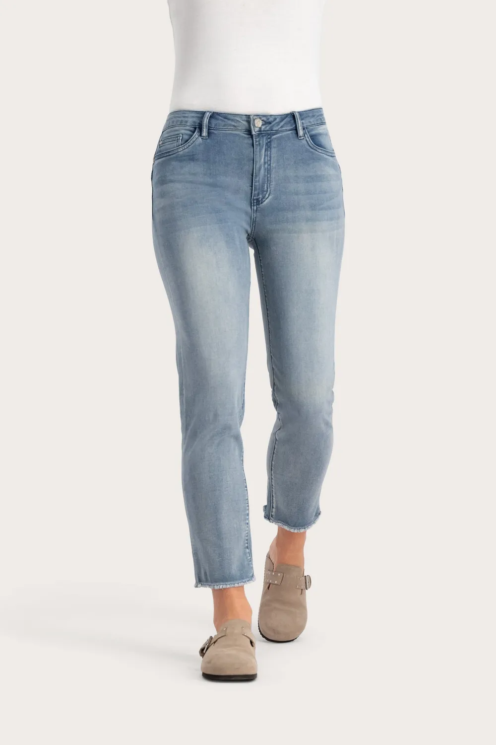 Florez Charmeur Straight jeans light blue klassiek