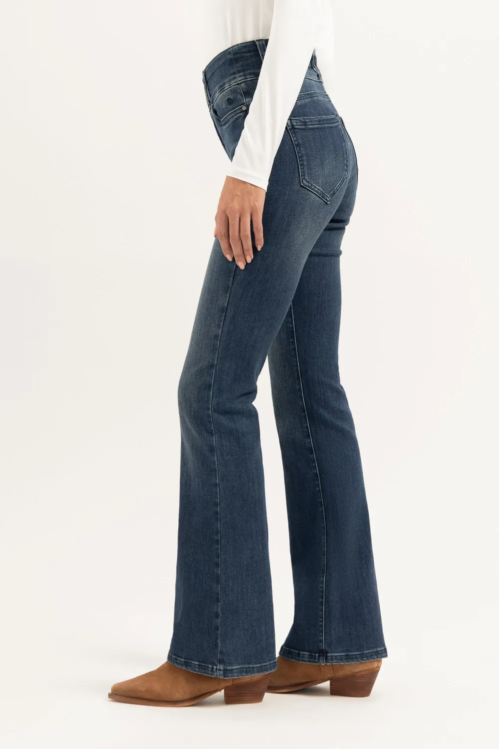 Florez Bodine Flared jeans Sky Blue high waist