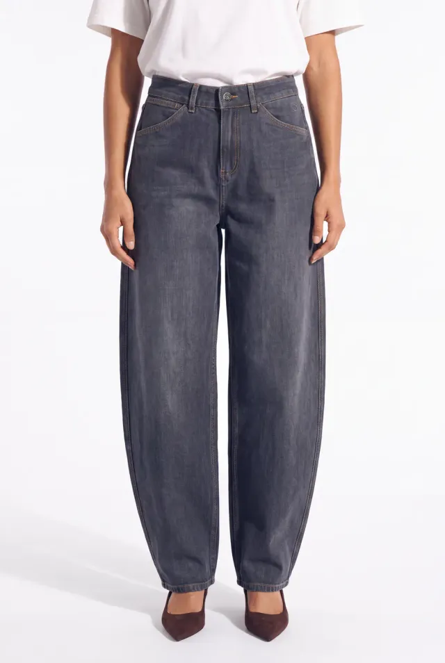 Florez Noa jeans Cool ash grey balloon fit