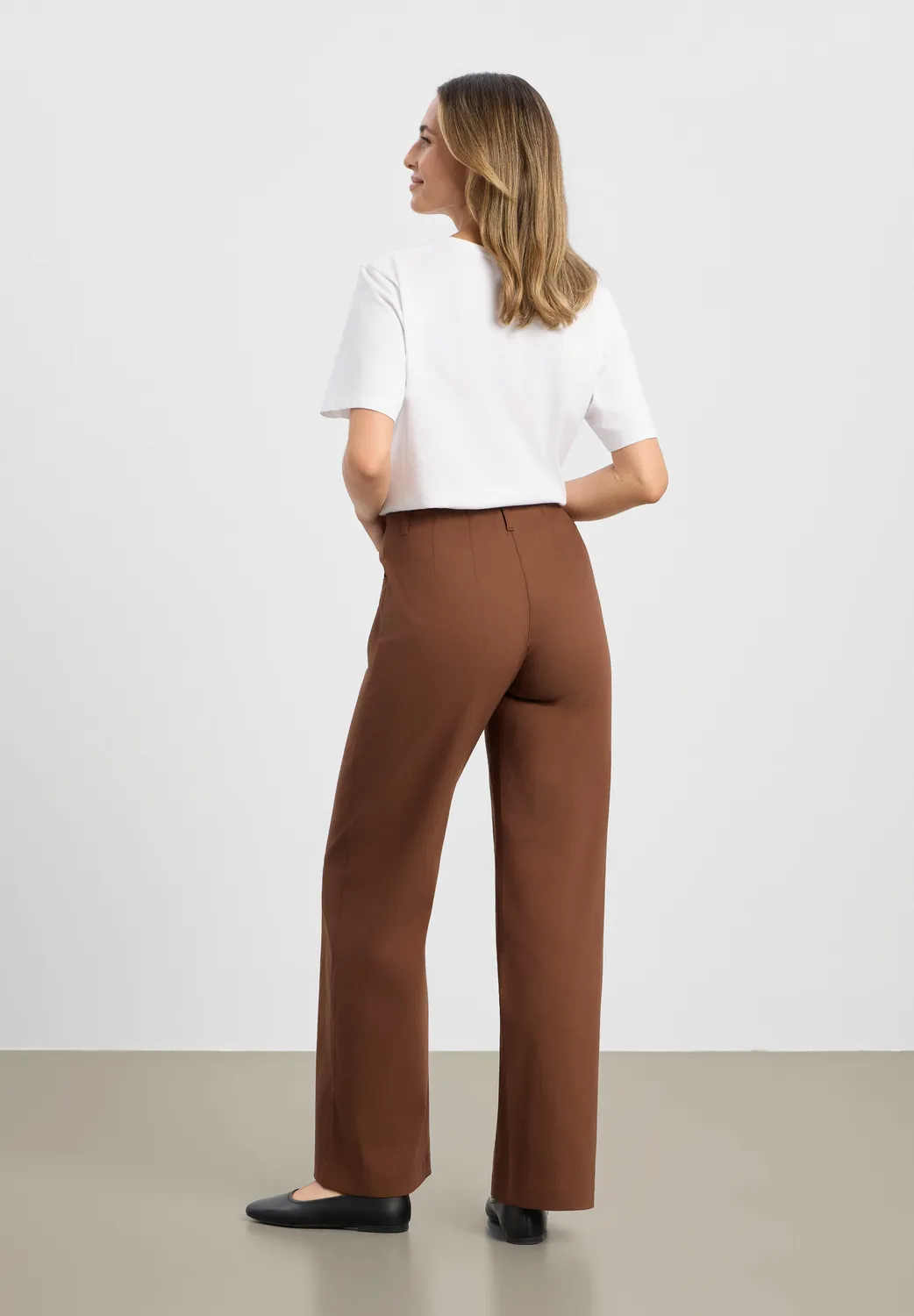Laurie Donna Loose 101135 broek Downtown Brown loose