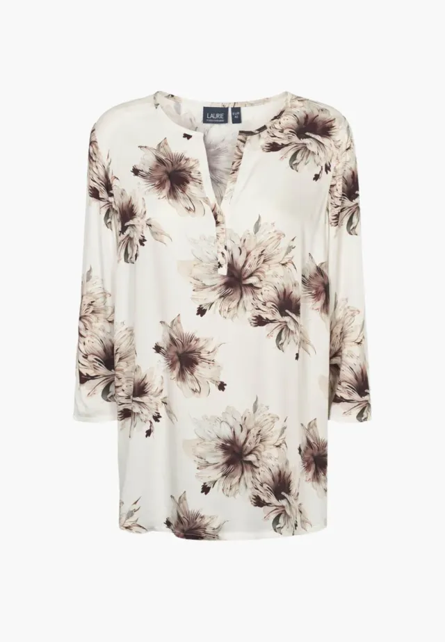 Laurie Ritz Tunic 3/4 tuniek bloom plum print viscose