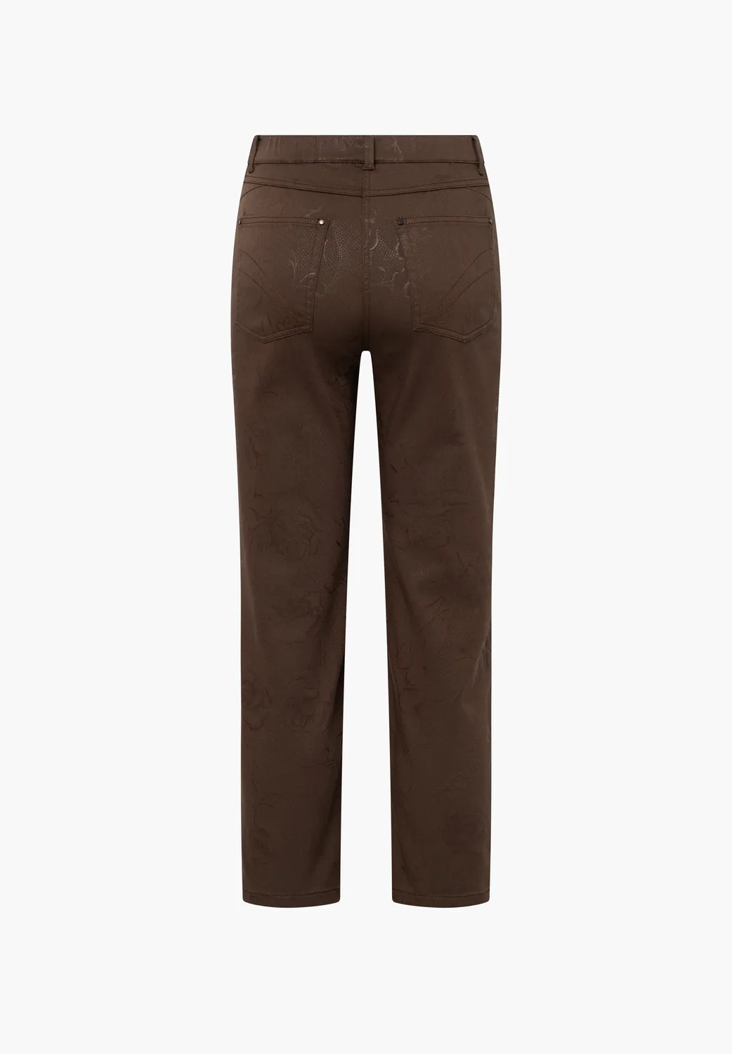 Laurie Hannah Regular broek bruin print 70 cm