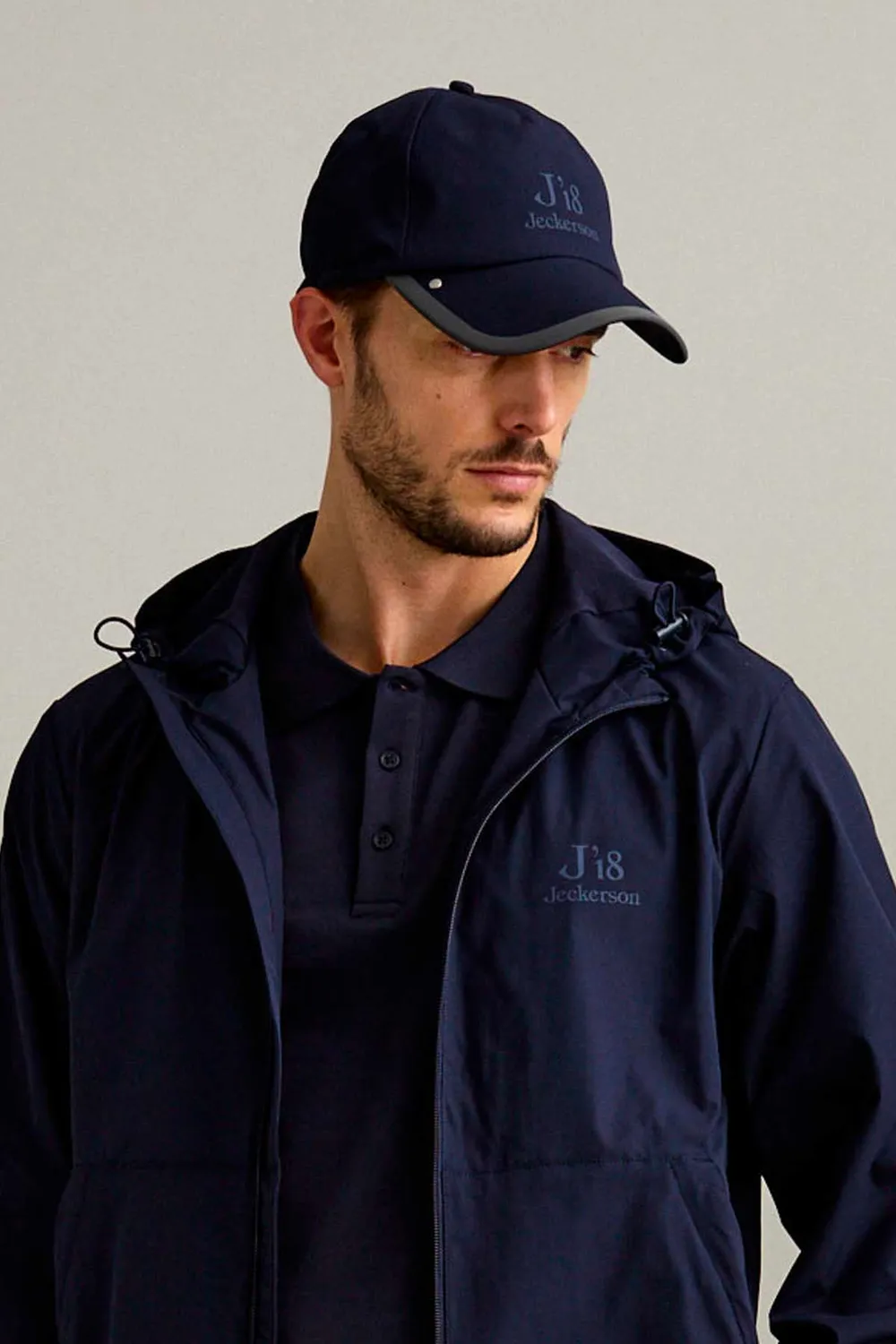 J18 golf pet donkerblauw verstelbaar polyester