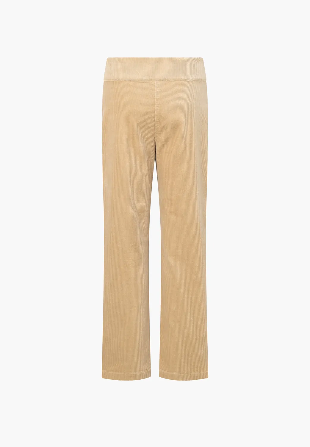 Laurie Thea Straight fluwelen broek Cafe Latte medium stretch