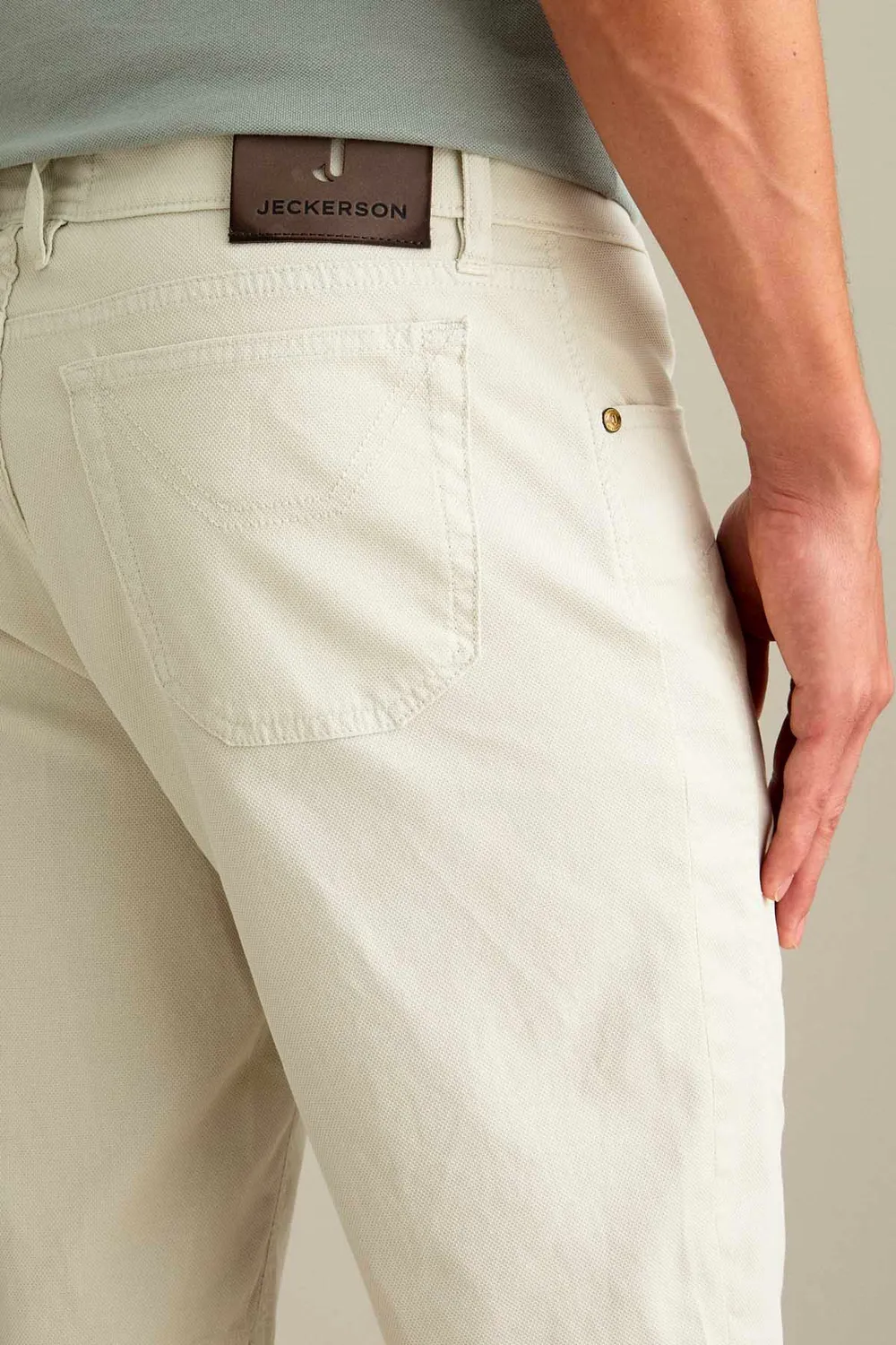 Jeckerson Jayden slim fit bermuda ijsgris nido