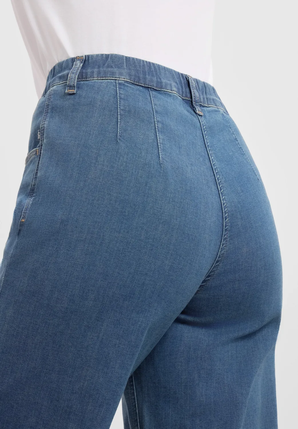 Laurie Donna Loose ML spijkerbroek washed blue