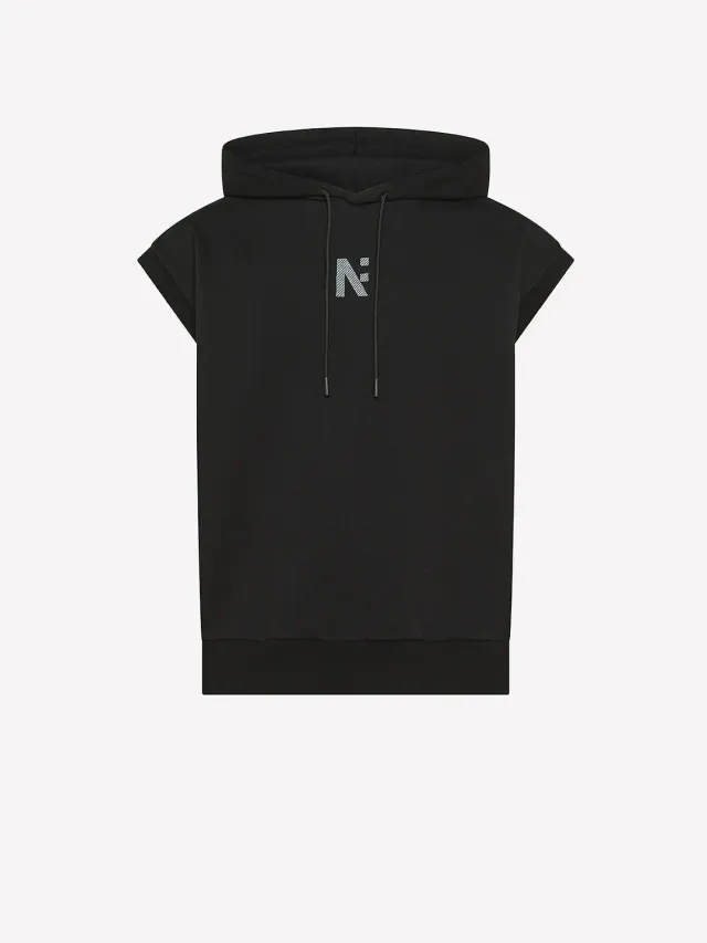 Nine In The Morning Kevin hoodie gilet heren zwart