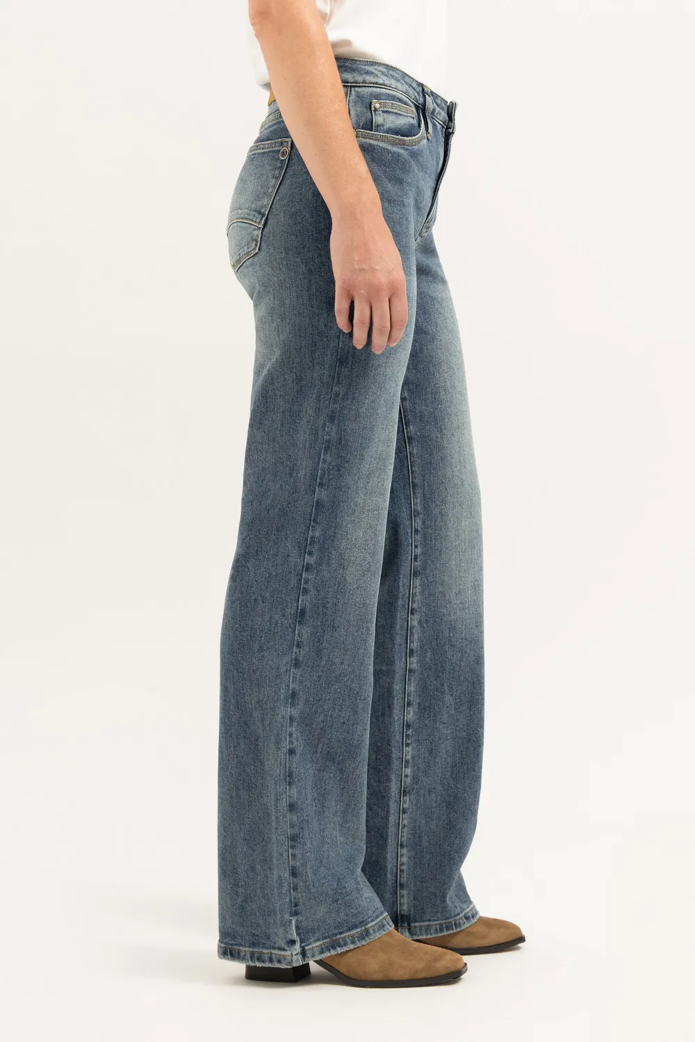 Florez Sophie Straight jeans Sophisticated Blue