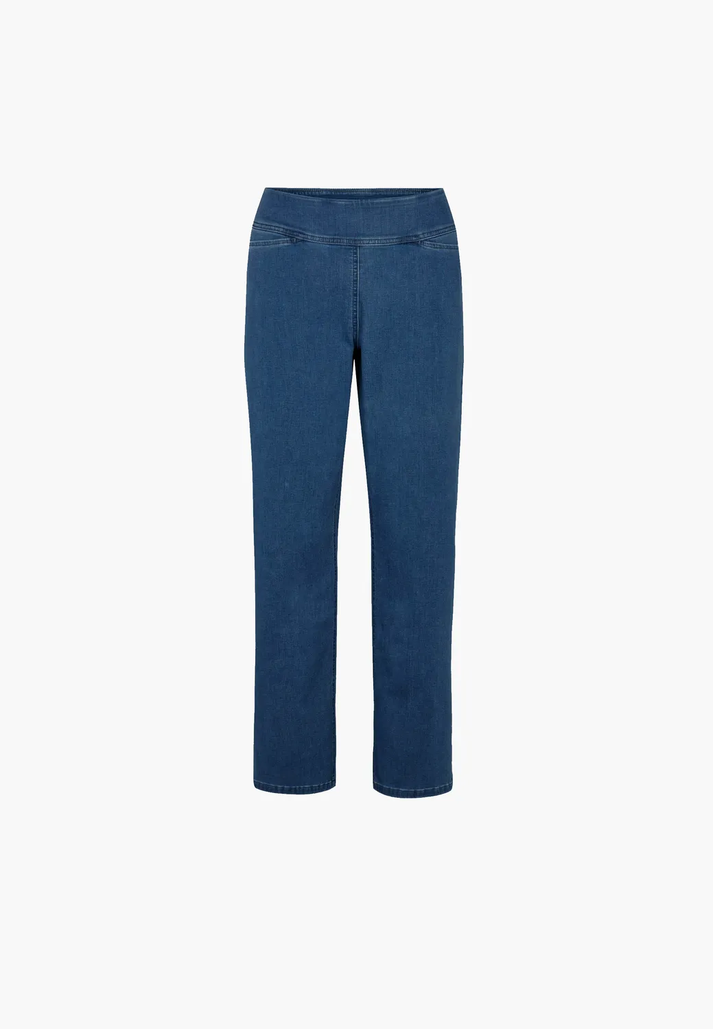 Laurie Thea Straight SL jeans Blue Denim hoge taille