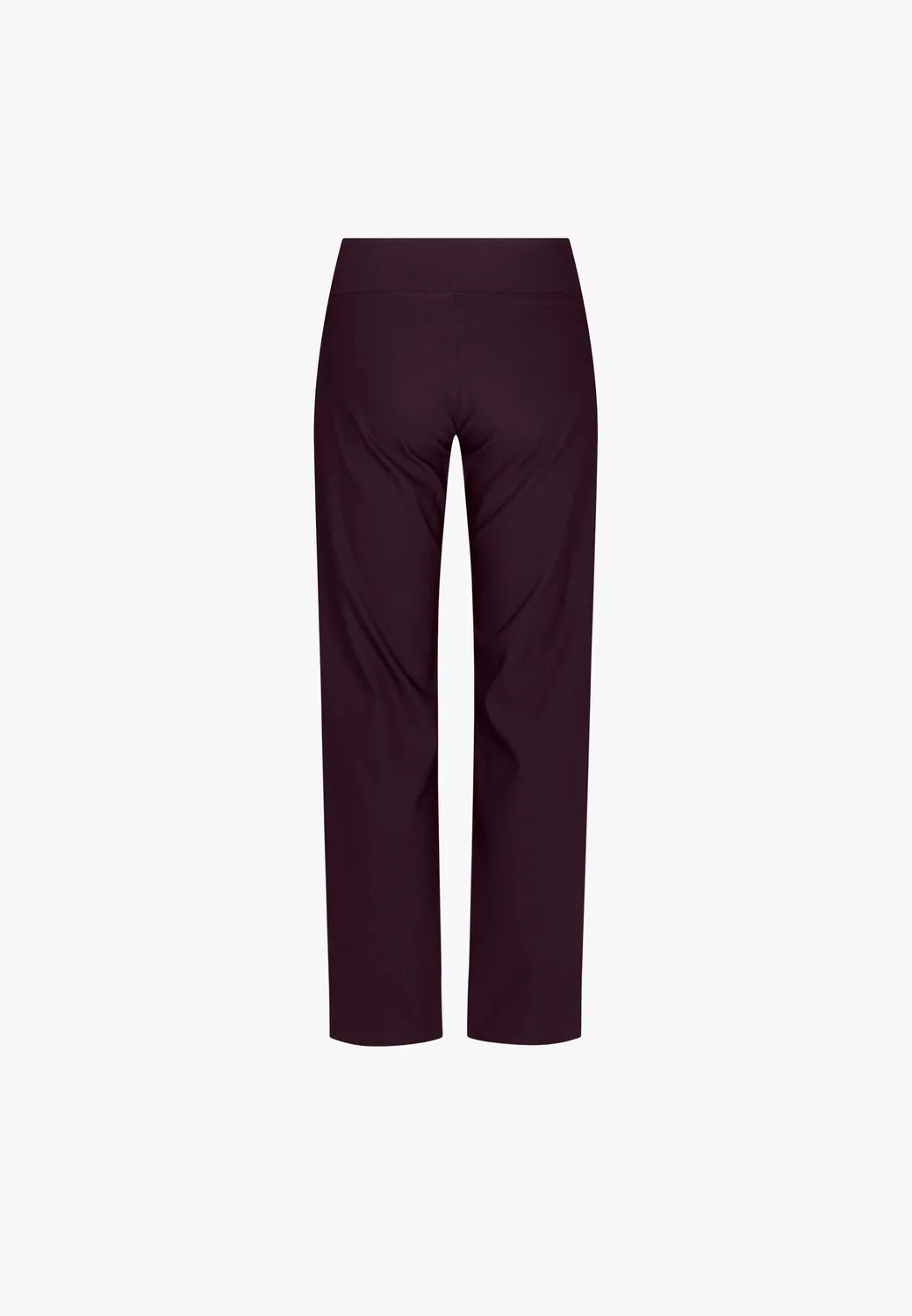 Laurie Thea Straight ML broek dark plum rechte pijp