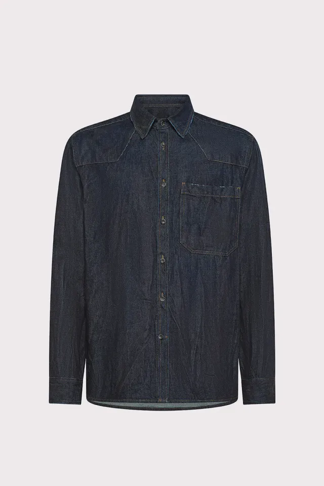 Nine In The Morning Jade JD09 overhemd heren indigo denim