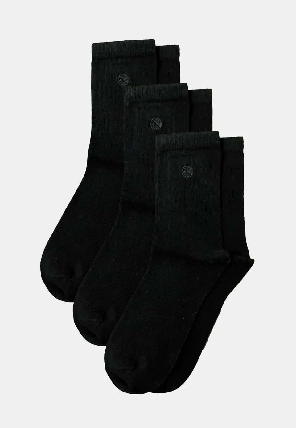 Laurie Ankle Socks enkelsokken zwart 3-pack katoen