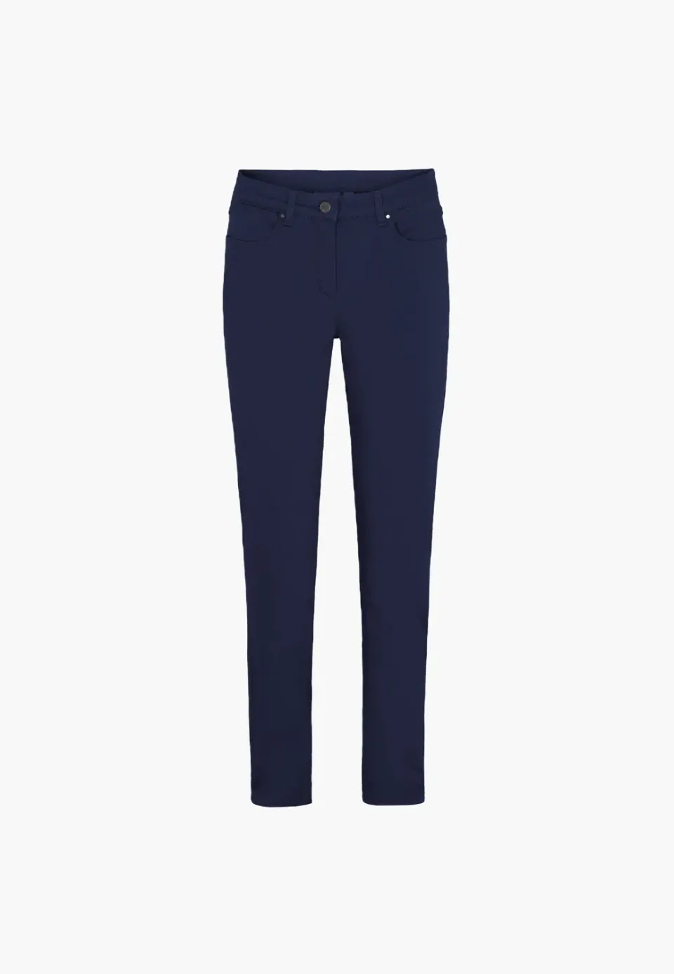 Laurie Laura Slim ML broek Navy stretch