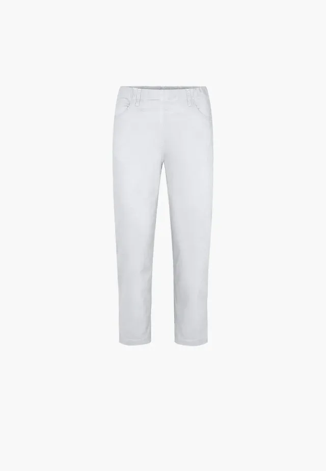 Laurie Patricia 100870 cropped broek white katoen
