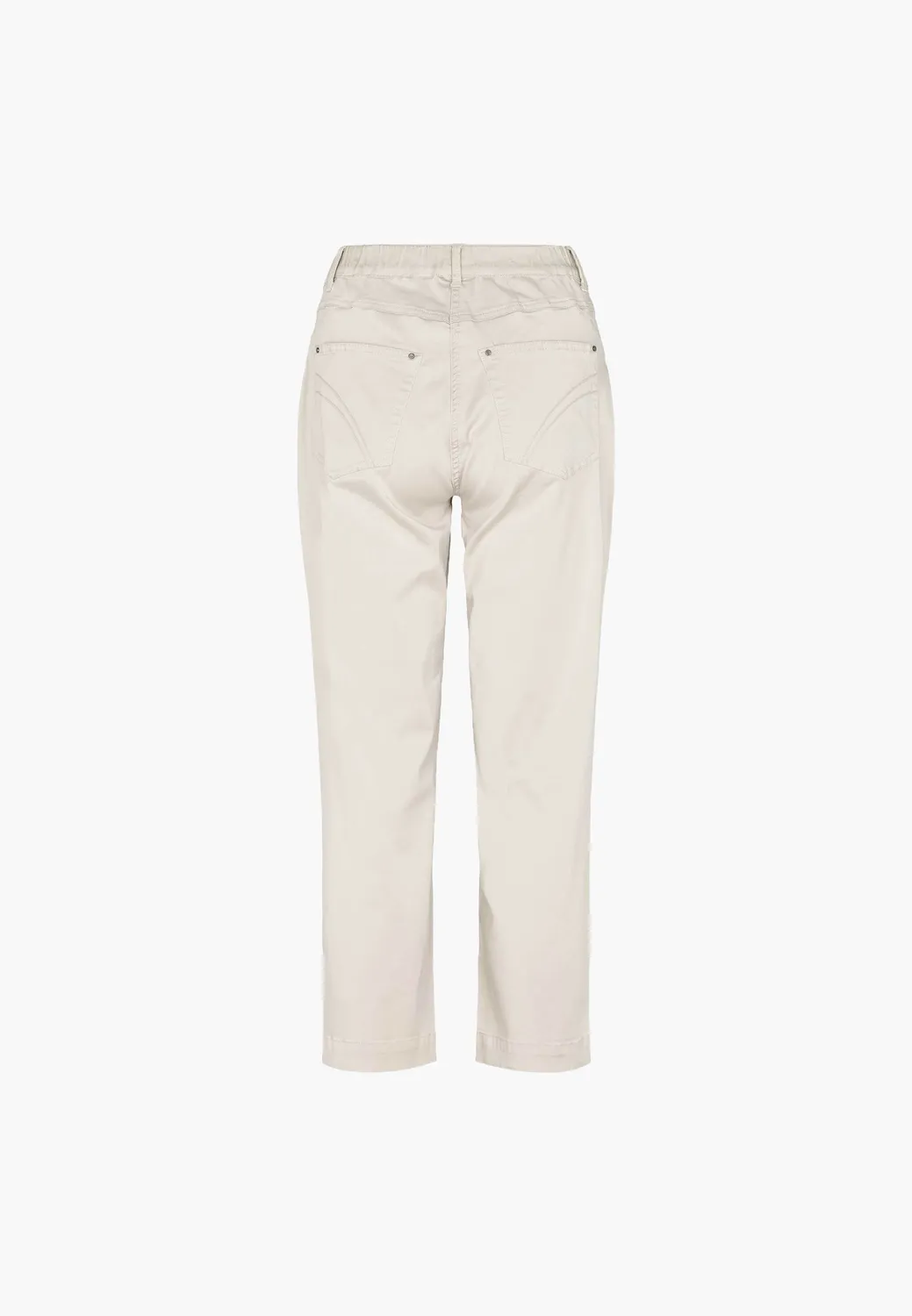 Laurie Hannah Regular 28362 broek Grey Sand cropped