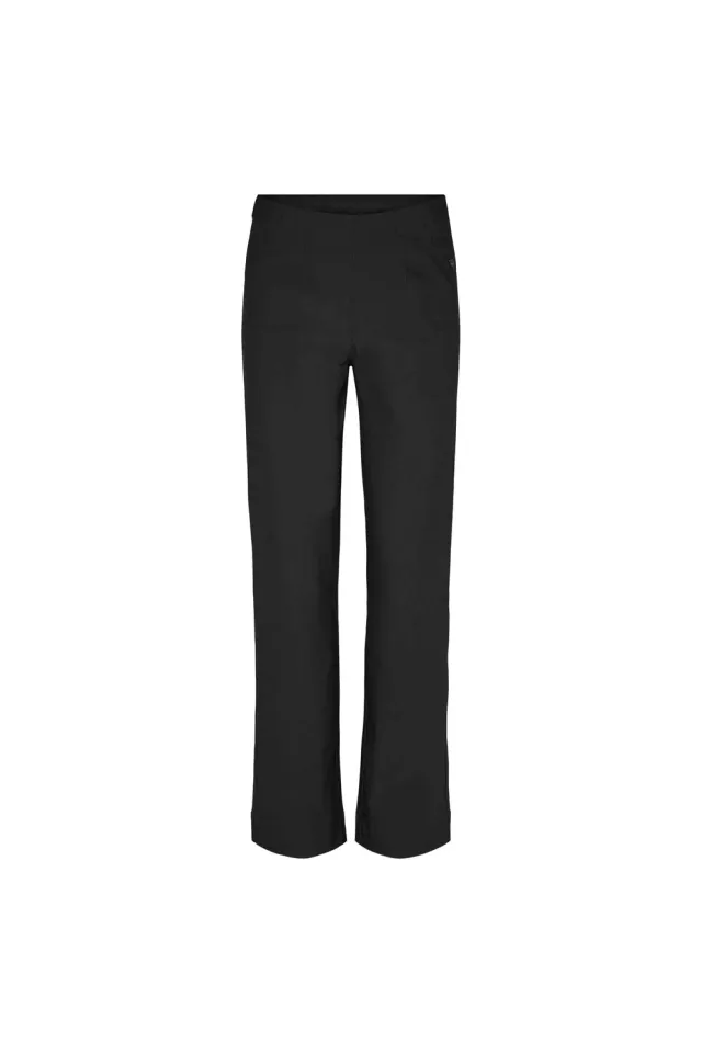 Laurie Bella Straight ML broek black brushed recht