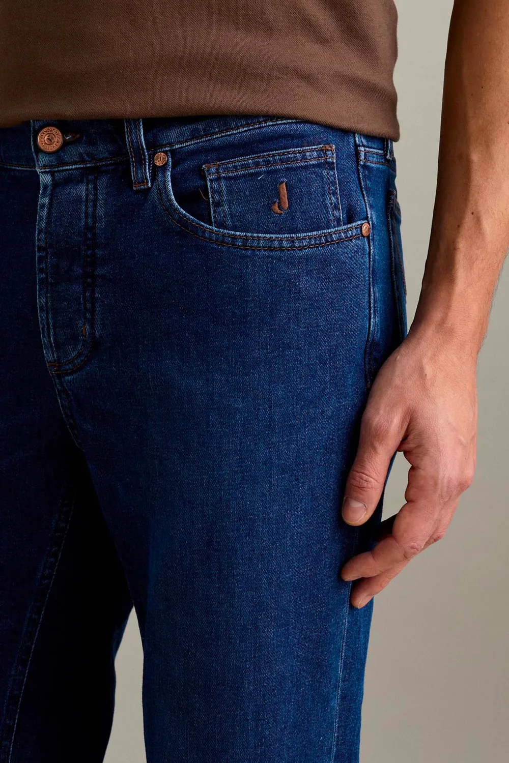 Jeckerson Jasper regular jeans blauw donker