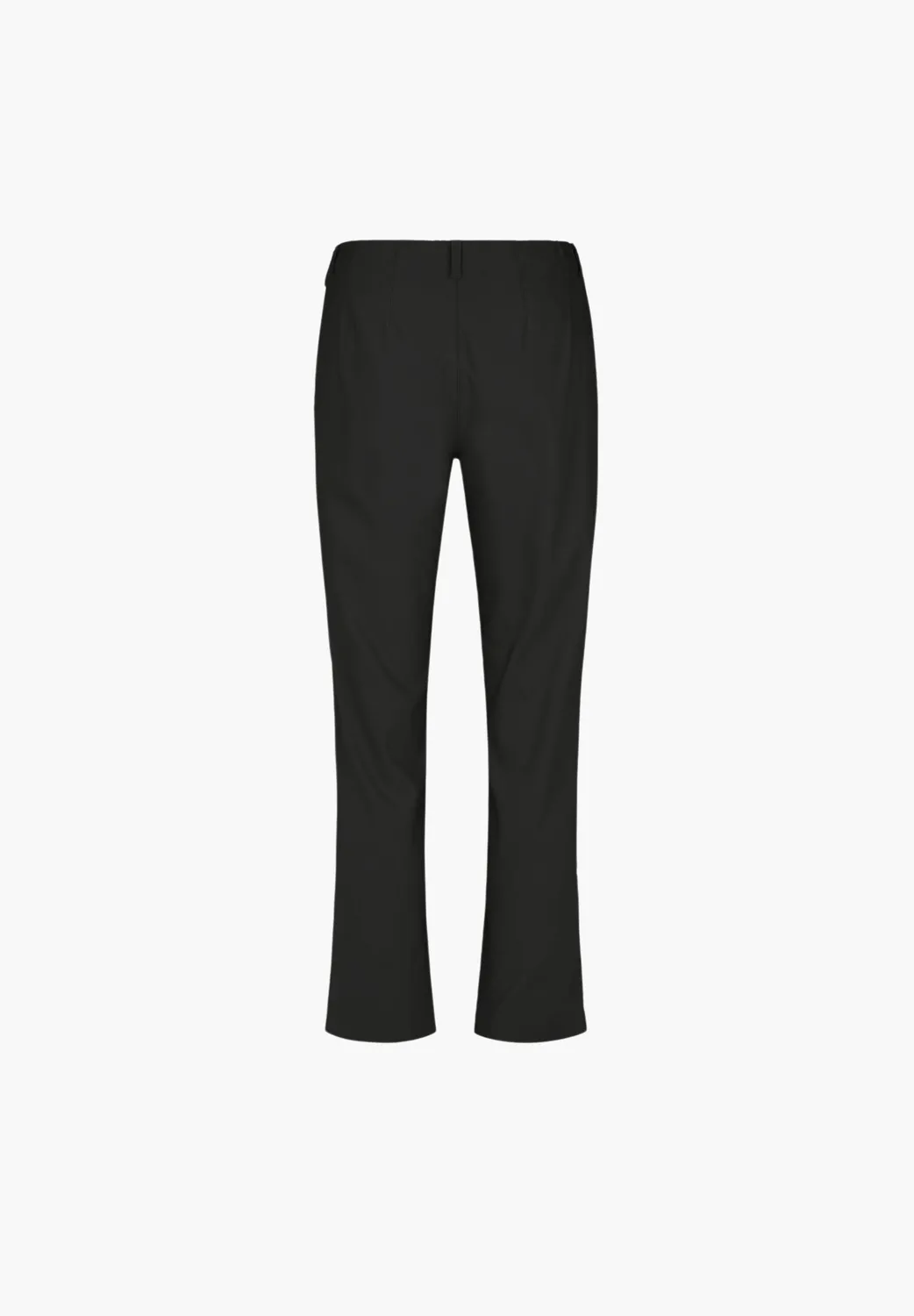 Laurie Zoya Flare Regular SL broek zwart korte lengte