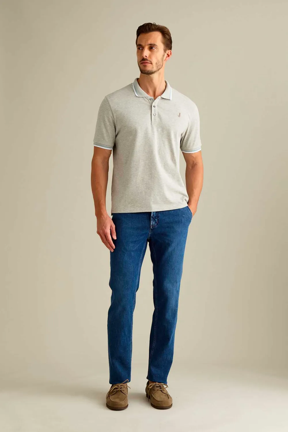 Jeckerson Julius jeans donkerblauw slim fit denim