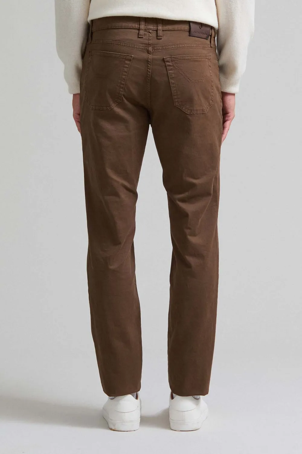 Jeckerson John slim fit broek tabak bruin