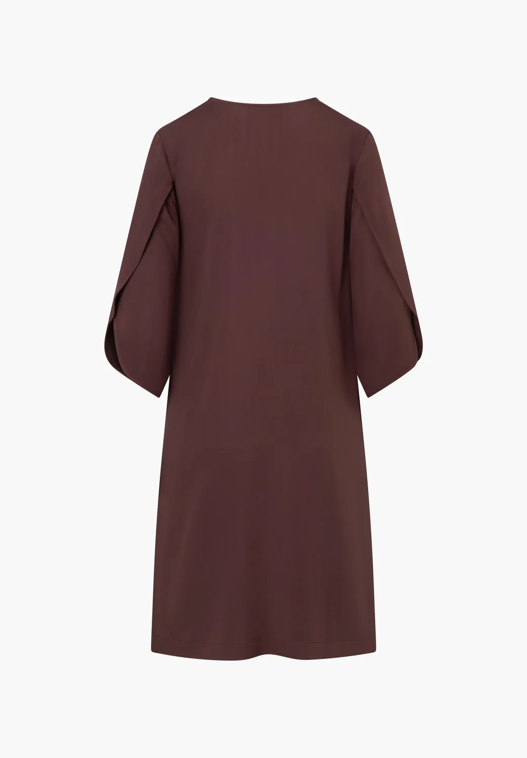 Laurie Nelly Dress 3/4 jurk dark plum viscose